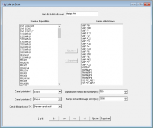 Liste de Scan Liste de ScanListe de Scan