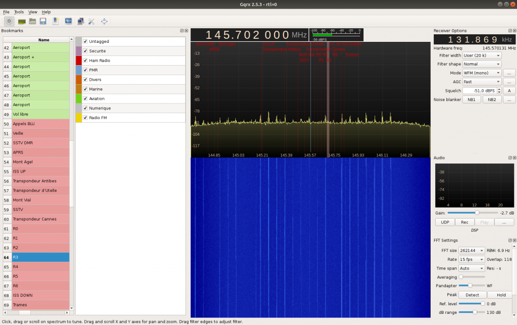 Gqrx existe aussi en AppImage Gqrx existe aussi en AppImage