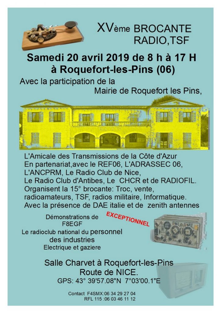 15 ème brocantes RADIO & COMMUNICATION Roquefort-les-Pins (06 15 ème brocantes RADIO & COMMUNICATION Roquefort-les-Pins (06