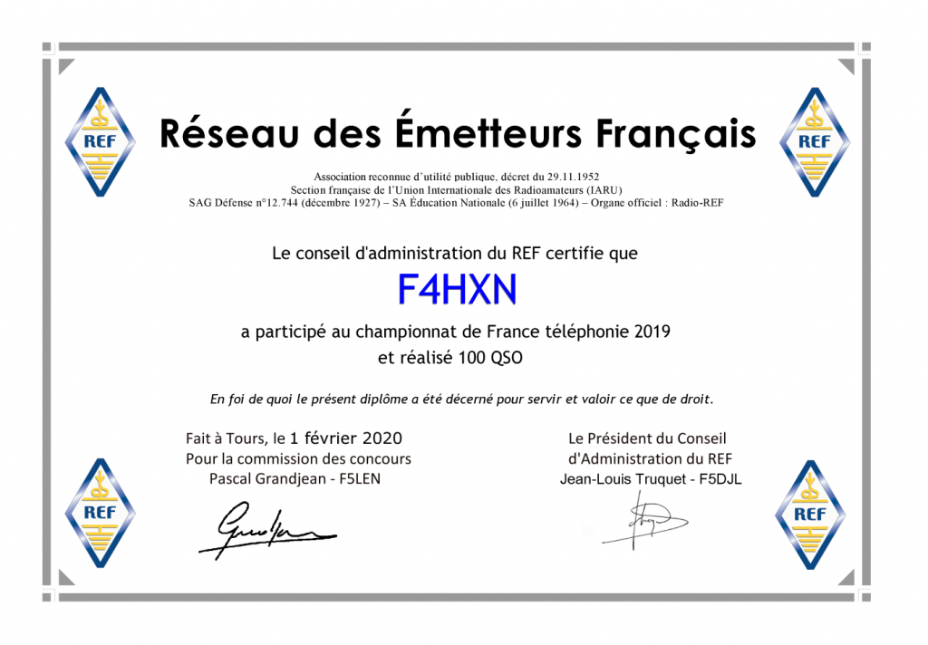 Coupe du REF 2019
