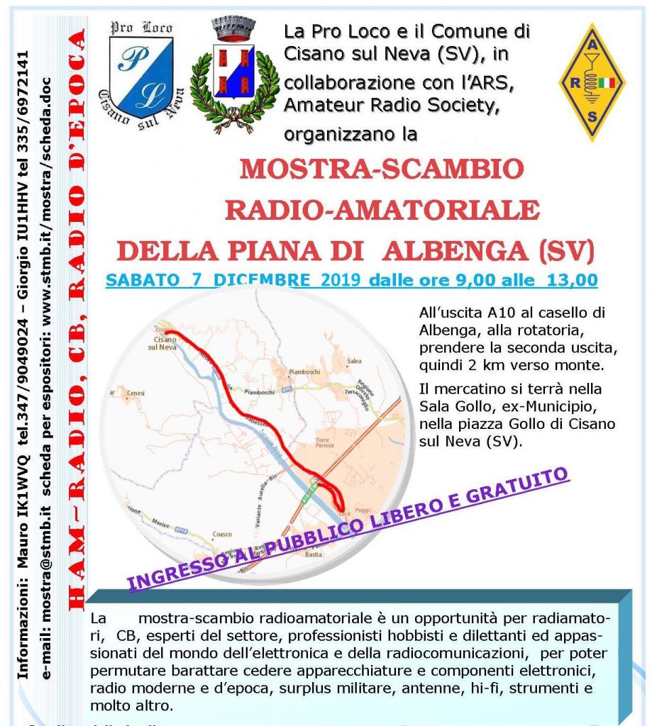 Deuxième salon radioamateur “Piana Di Albenga” Deuxième salon radioamateur “Piana Di Albenga”