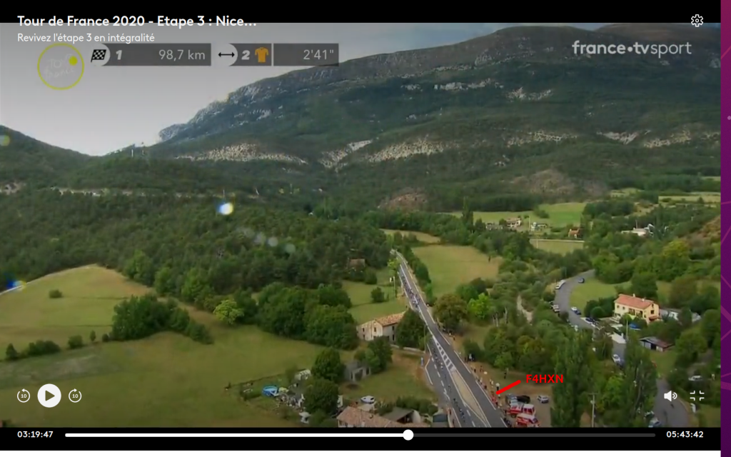 Tour de France 2020, je suis la ! (31 août 2020 - Peyroules 04)