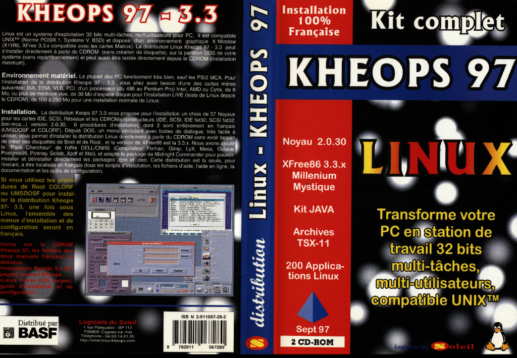 Jaquette Kheops Linux Jaquette Kheops Linux