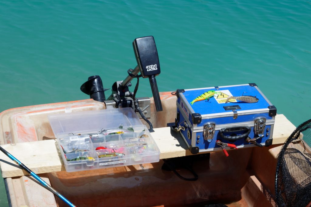 Sortie pêche en barque - test batterie portable ... (8/11/2022)