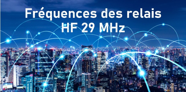 Fréquences relais HF 29 MHz