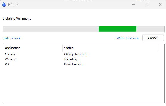 install