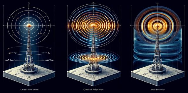 Polarisation des Antennes