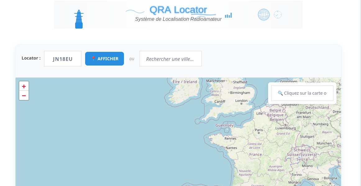 Carte recherche Locator