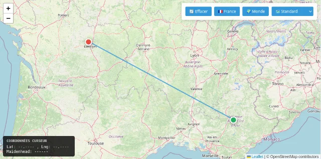 calcul distance