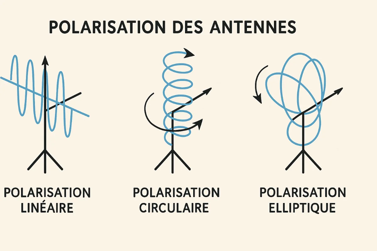 Polarisation des Antennes