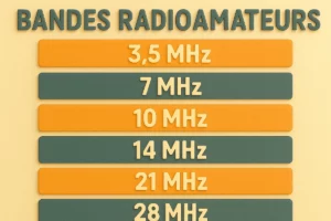 Bandes attribuées au service amateur