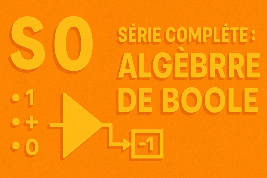 PLAN DE LA SÉRIE : ALGÈBRE DE BOOLE ET ÉLECTRONIQUE NUMÉRIQUE