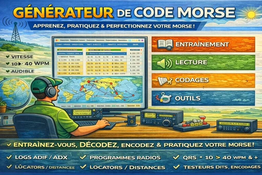 Générateur Code morse V2.5