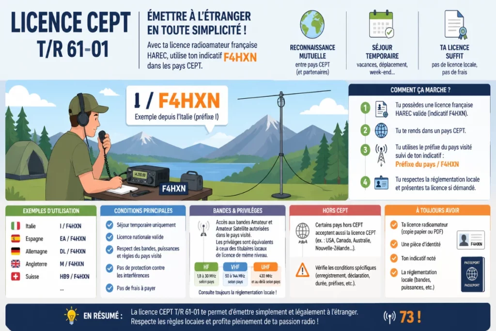 La licence radioamateur CEPT